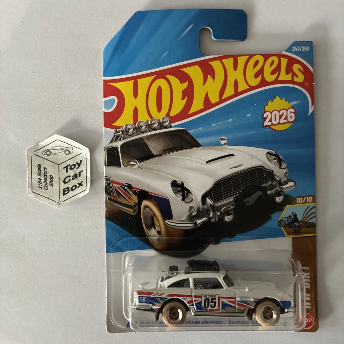2026 HOT WHEELS #243 - Aston Martin DB5 Safari Edition (#10 HW Dirt) A44