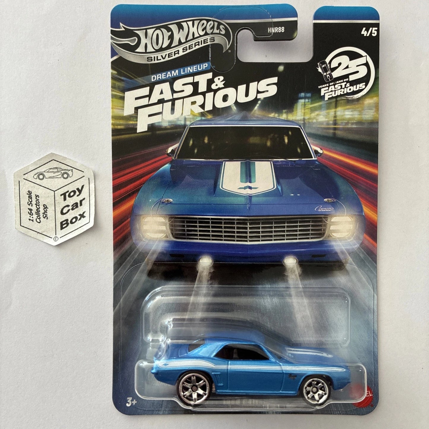 2026 HOT WHEELS Fast & Furious - 1969 Chevy Camaro (Blue - Dream Lineup) D61g