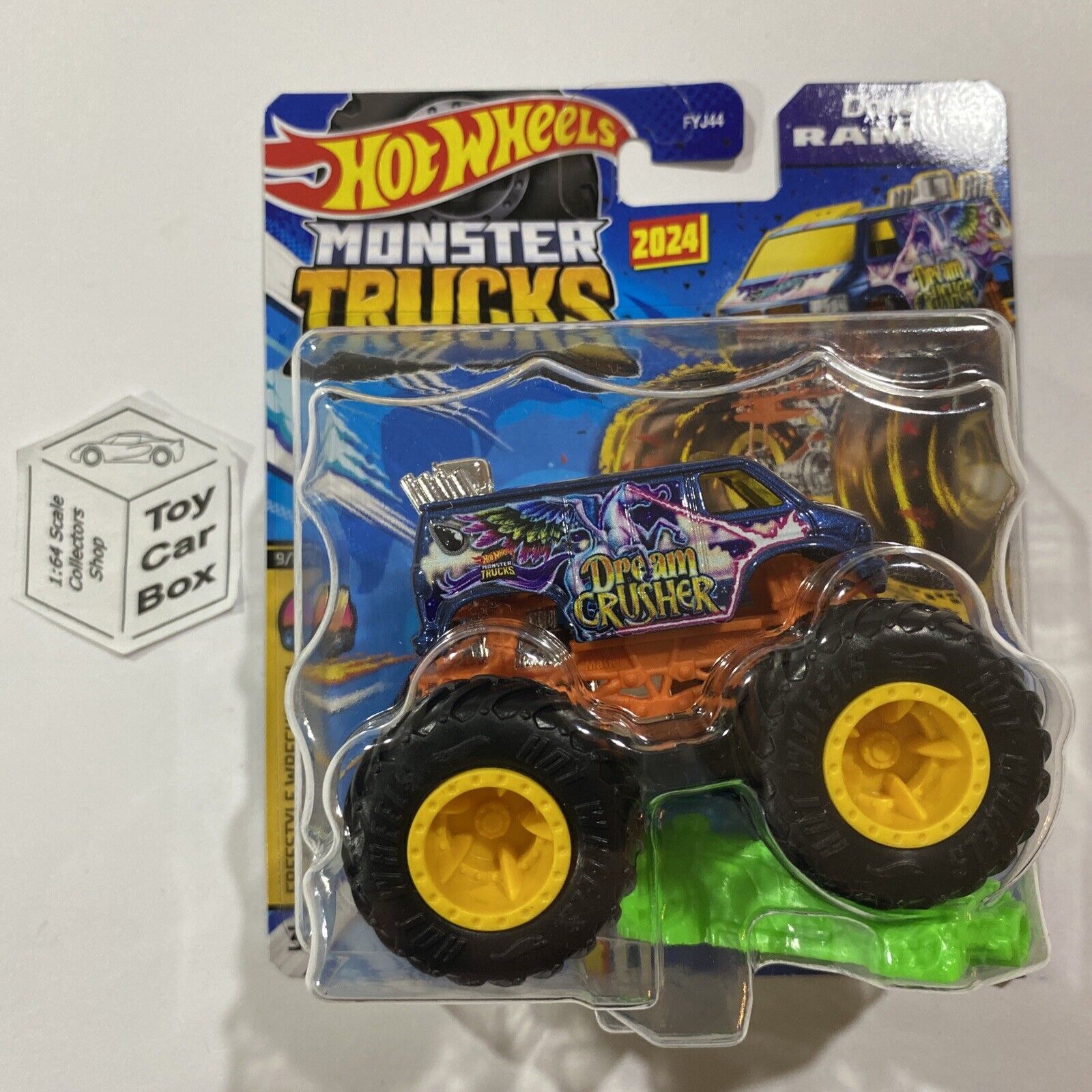 2024 HOT WHEELS Monster Trucks Dodge Ram Van (Freestyle Wreckers) C60