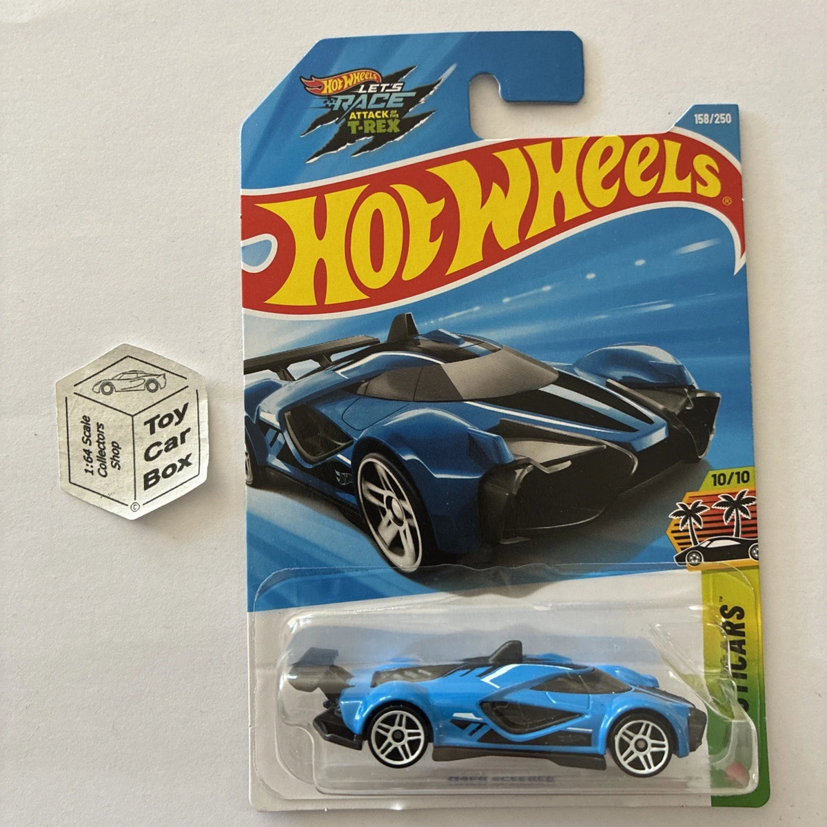 2026 HOT WHEELS #158 - Mach Speeder (Blue #10 Exoticars - Long Card) A44