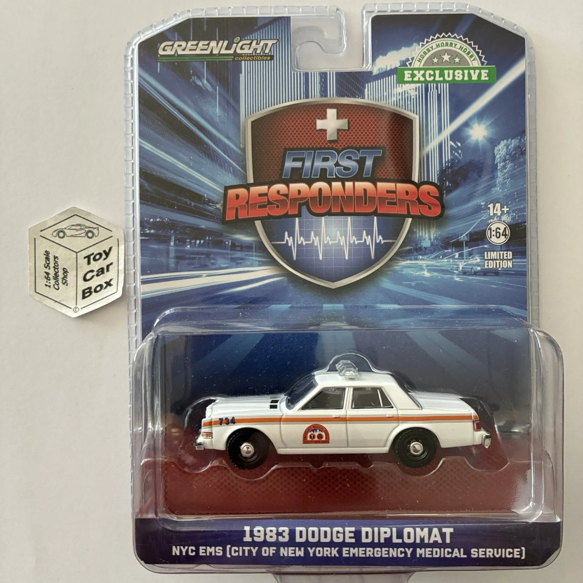 GREENLIGHT - 1983 Dodge Diplomat (First Response - New York City EMS) J45g