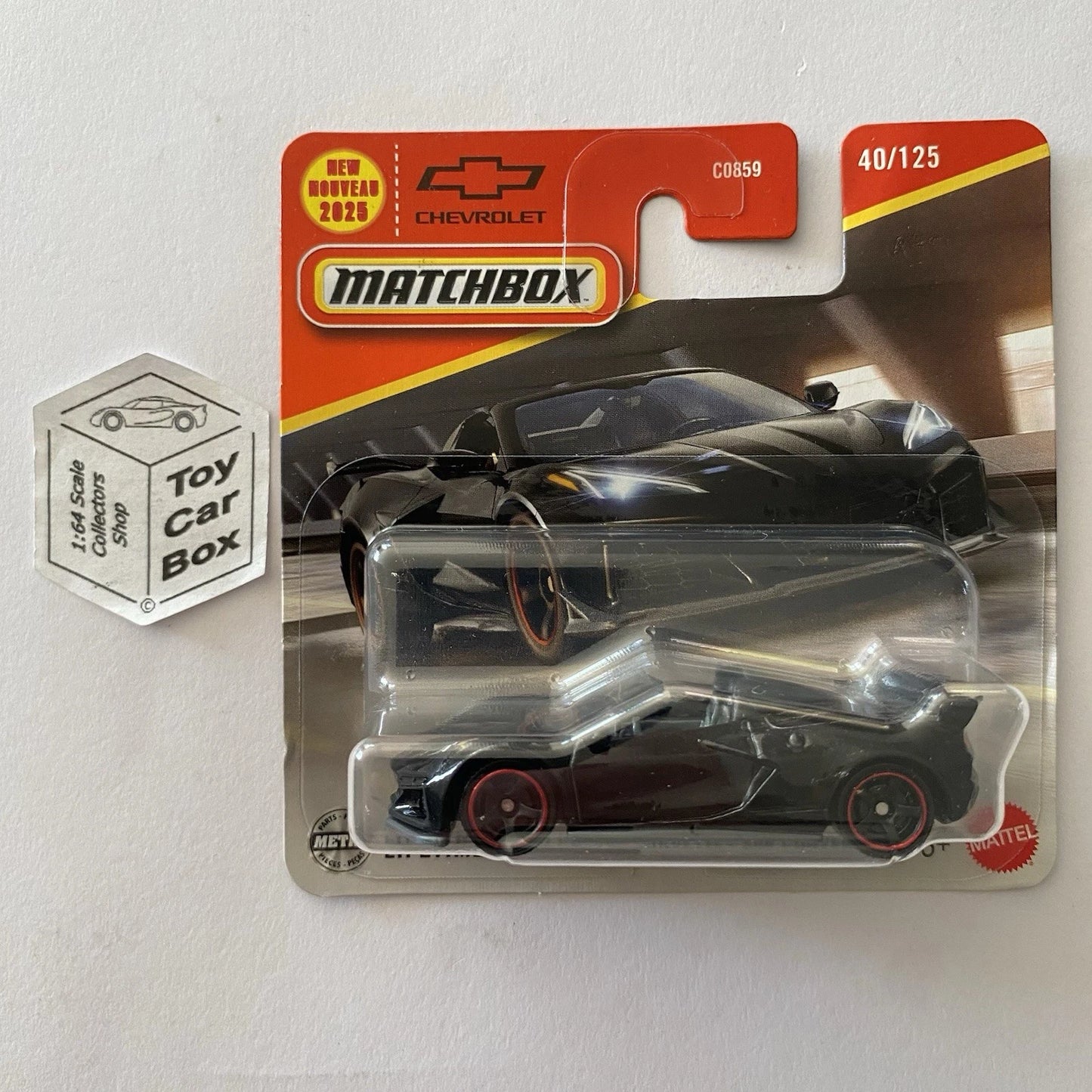 2025 MATCHBOX #40 - 2023 Chevy Corvette Z06 Convertible (Short Card-Unopened) B19g
