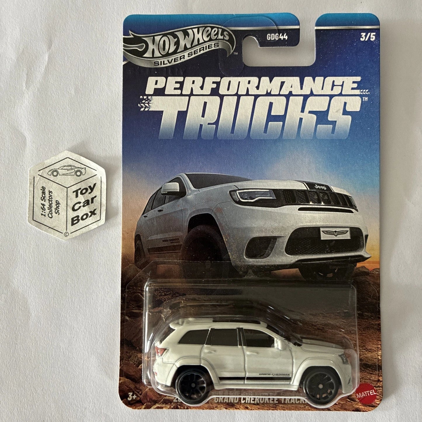 2026 HOT WHEELS Silver Series - 2019 Jeep Grand Cherokee Trackhawk - D50