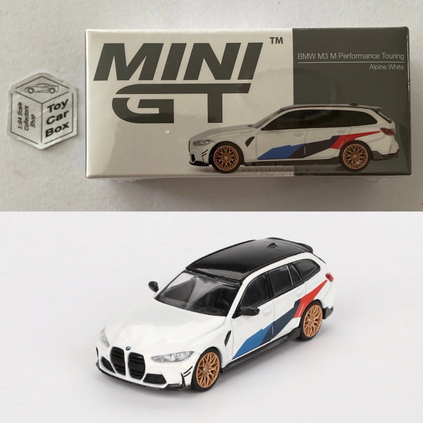 Mini GT #776 - BMW M3 M Competition Touring (Alpine White