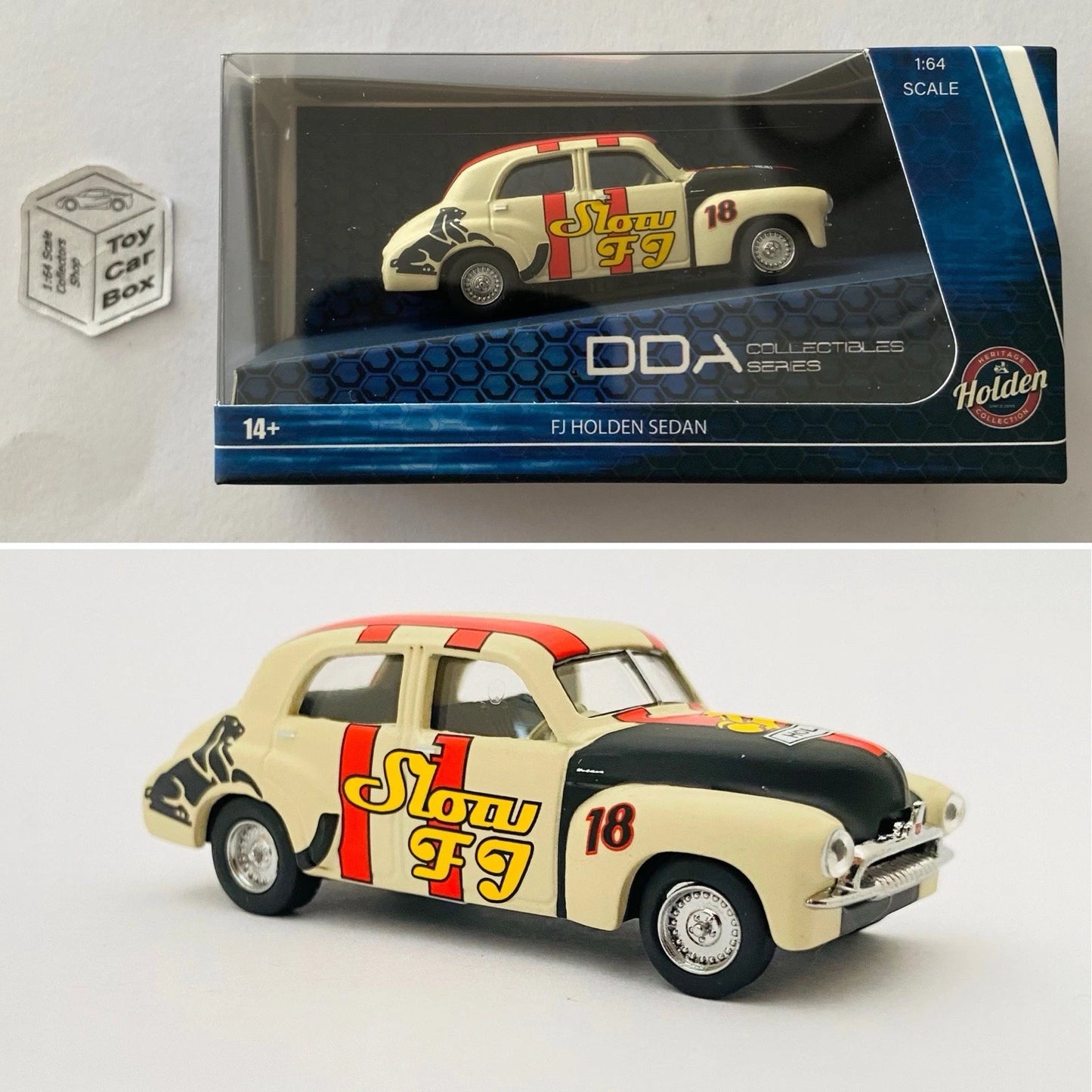 DDA Collectibles - Holden Slow FJ #18 Sedan (Beige 1/64 - Boxed) O35