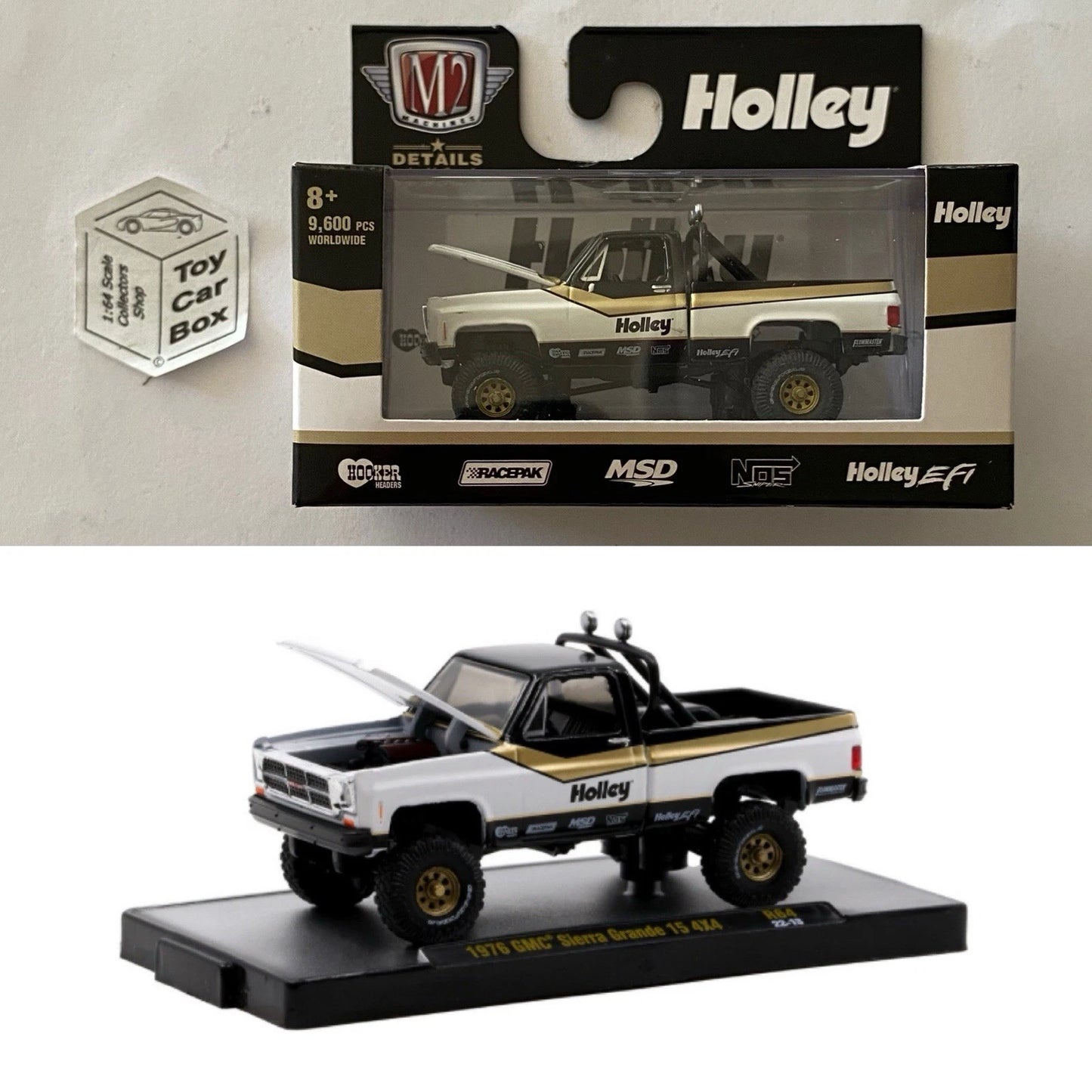 M2 MACHINES - 1976 GMC Sierra Grande 15 4x4 (Holley - Detroit Muscle R64) L92g