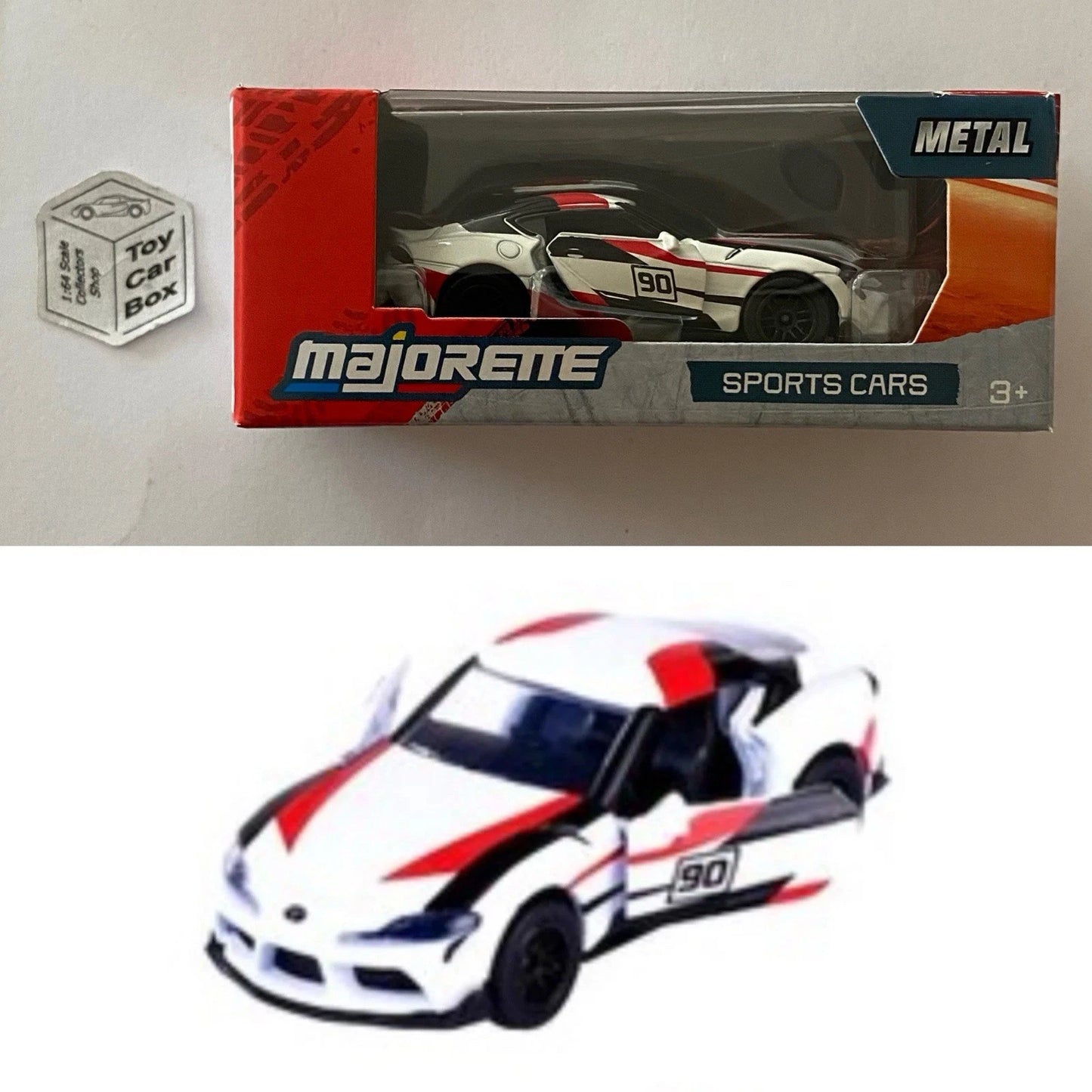MAJORETTE - Toyota Supra GR (White - Sports Cars Box) 1/64 Scale* -E38