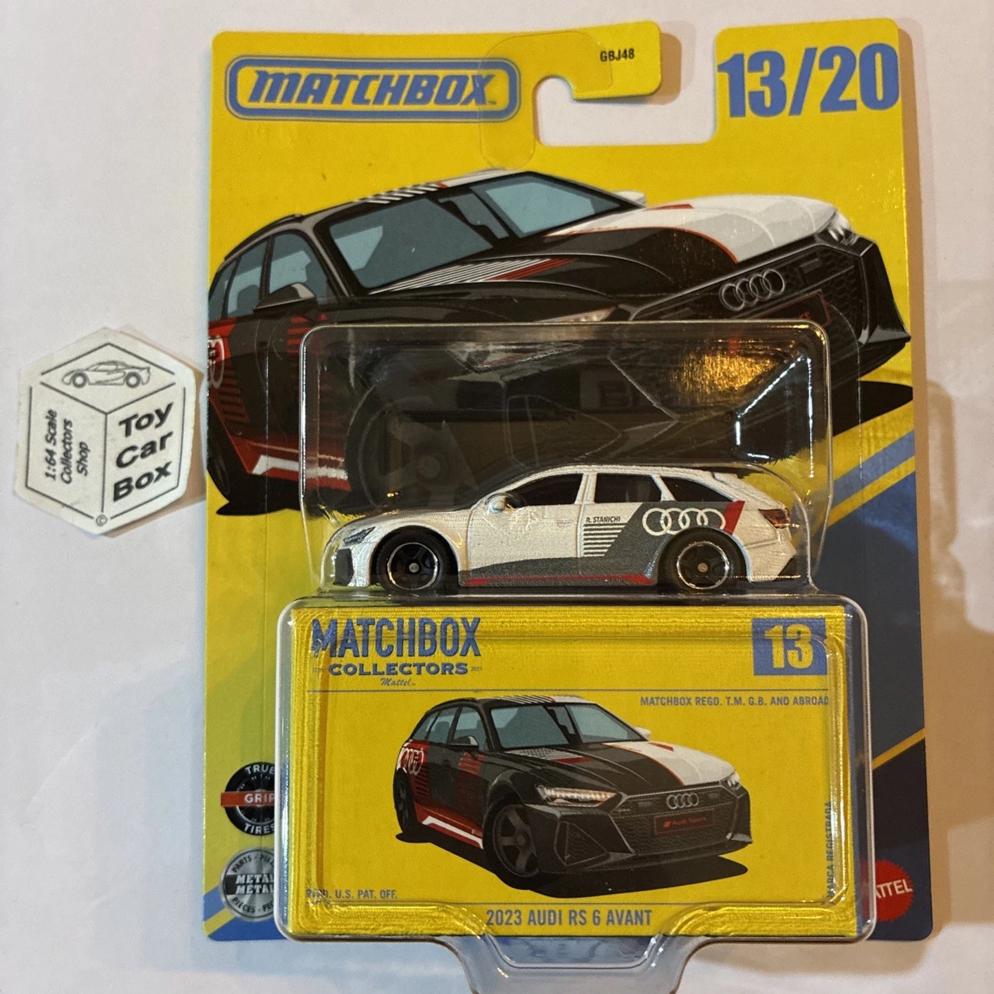 2026 MATCHBOX Collectors #13 - 2023 Audi RS6 Avant (Premium - White/Grey) I08g