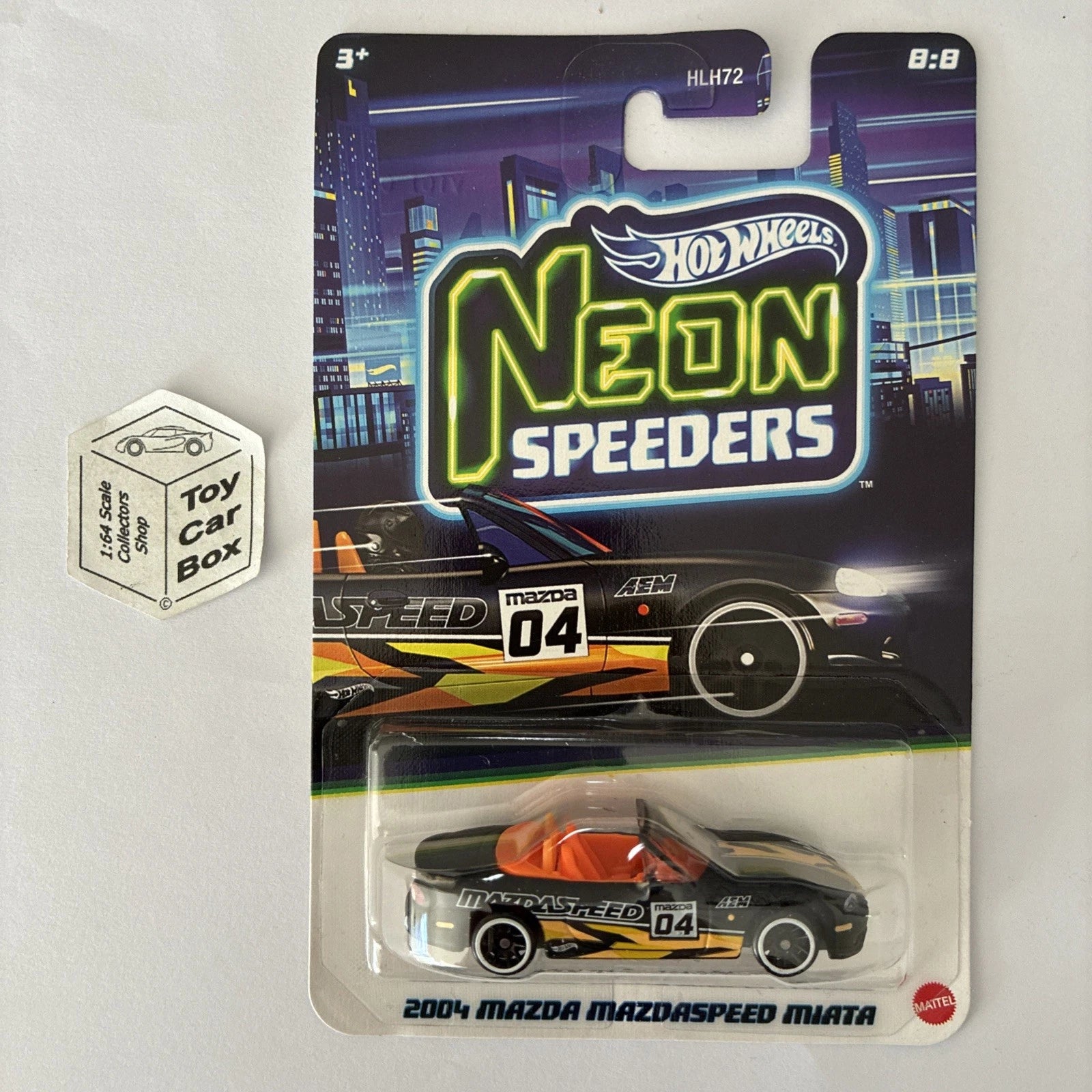 2026 HOT WHEELS Neon Speeders - 2004 Mazda Mazdaspeed Miata (#8