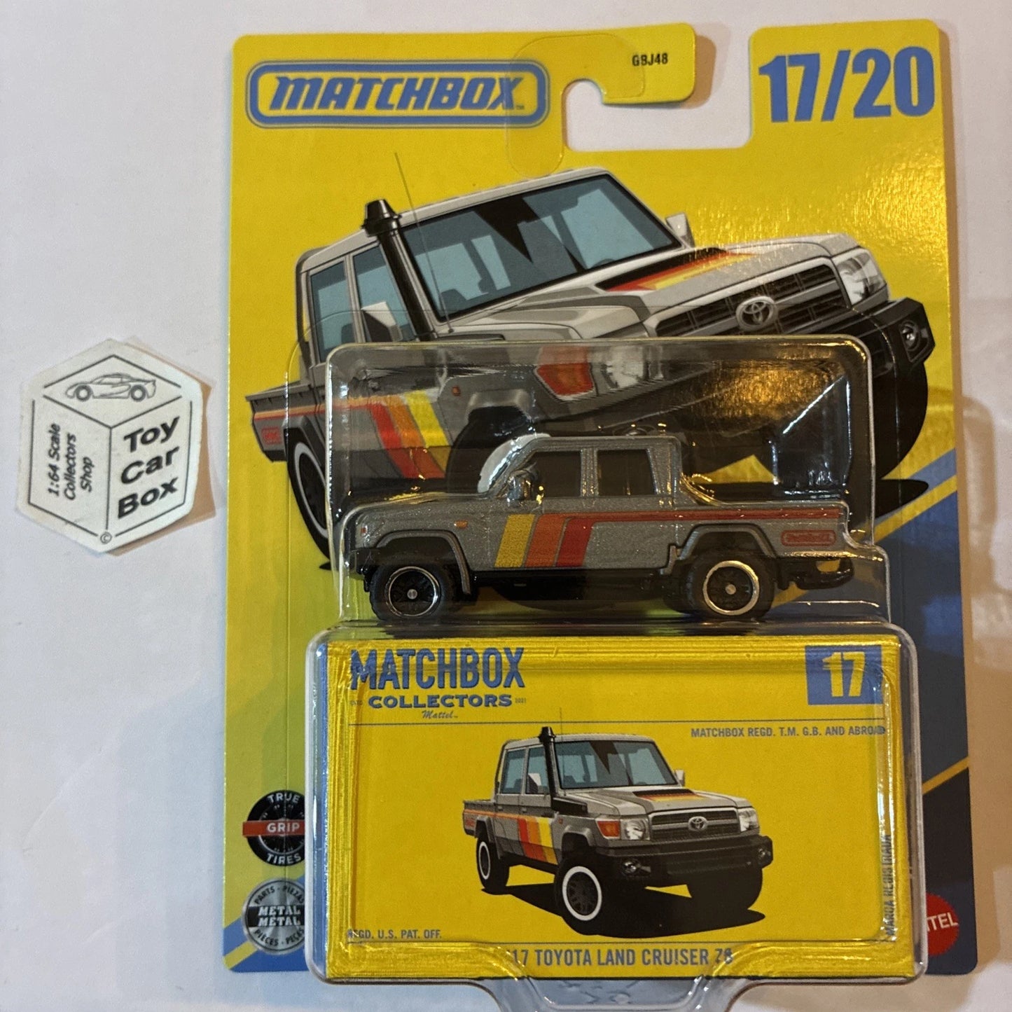 2026 MATCHBOX Collectors #17 - ‘17 Toyota Land Cruiser 78 (Premium - Grey) I08g