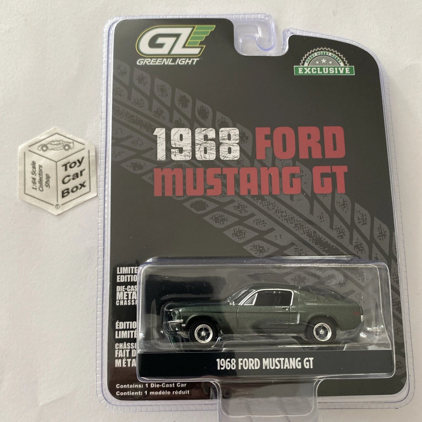 GREENLIGHT - 1968 Ford Mustang GT (Green - Hobby Exclusive) J95
