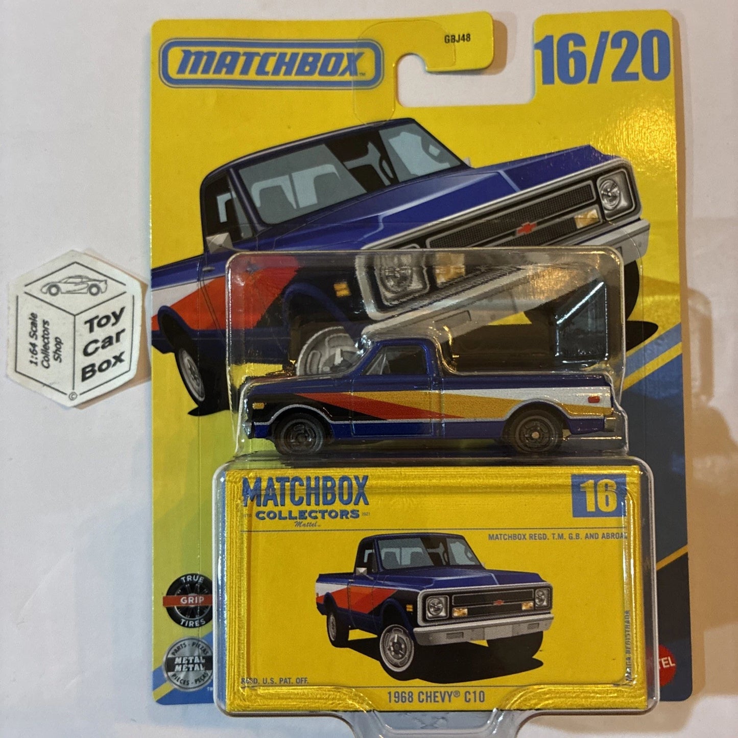 2026 MATCHBOX Collectors #16 - 1968 Chevy C10 Pickup (Premium - Blue) I08g