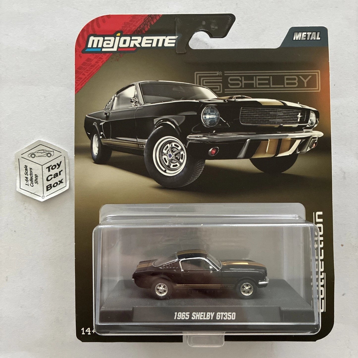 MAJORETTE - 1965 Shelby GT500 (Collection - True 1:64 - Black & Gold) J38