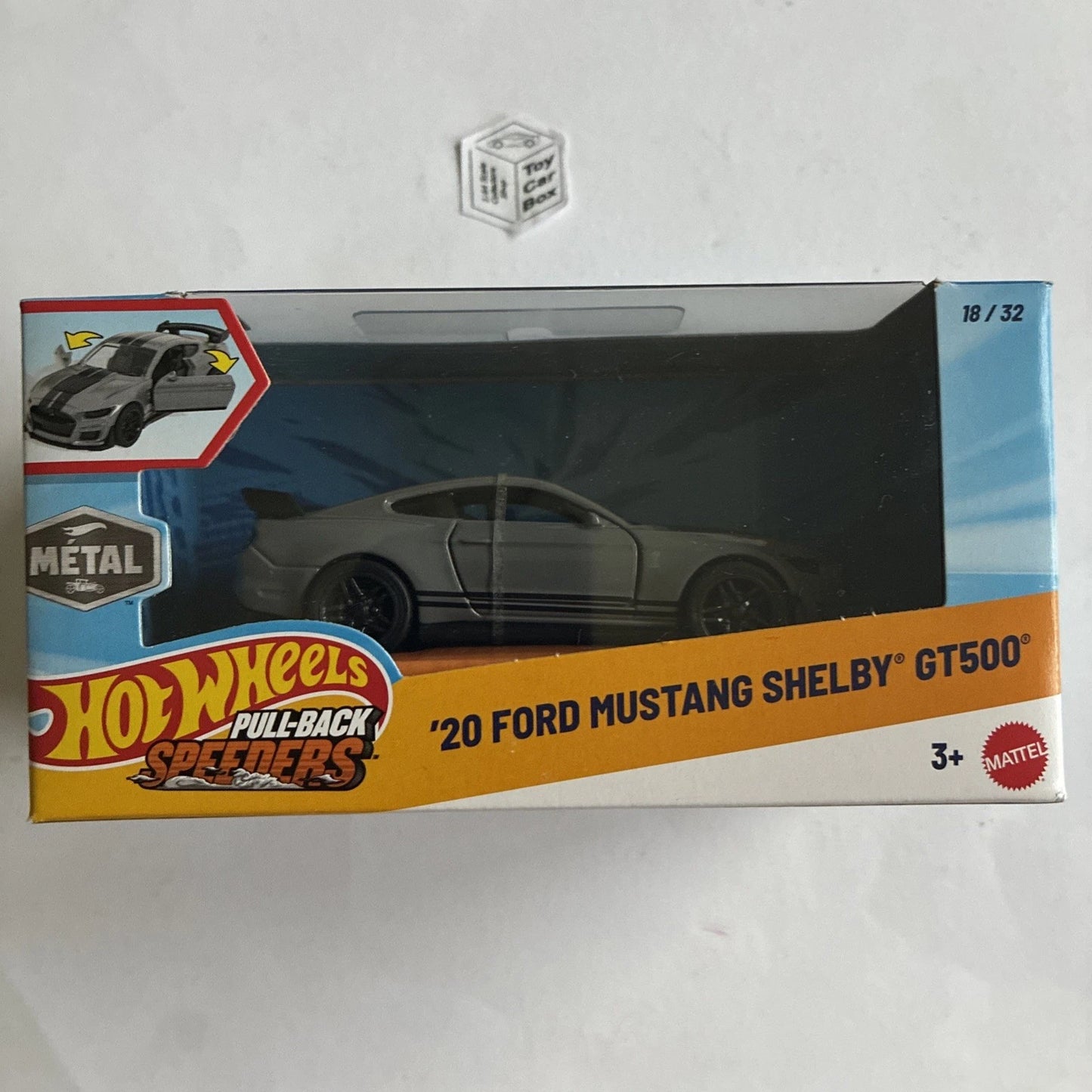 2026 HOT WHEELS 1:43* - ‘20 Ford Mustang Shelby GT500 (Pull-back Speeders) J00