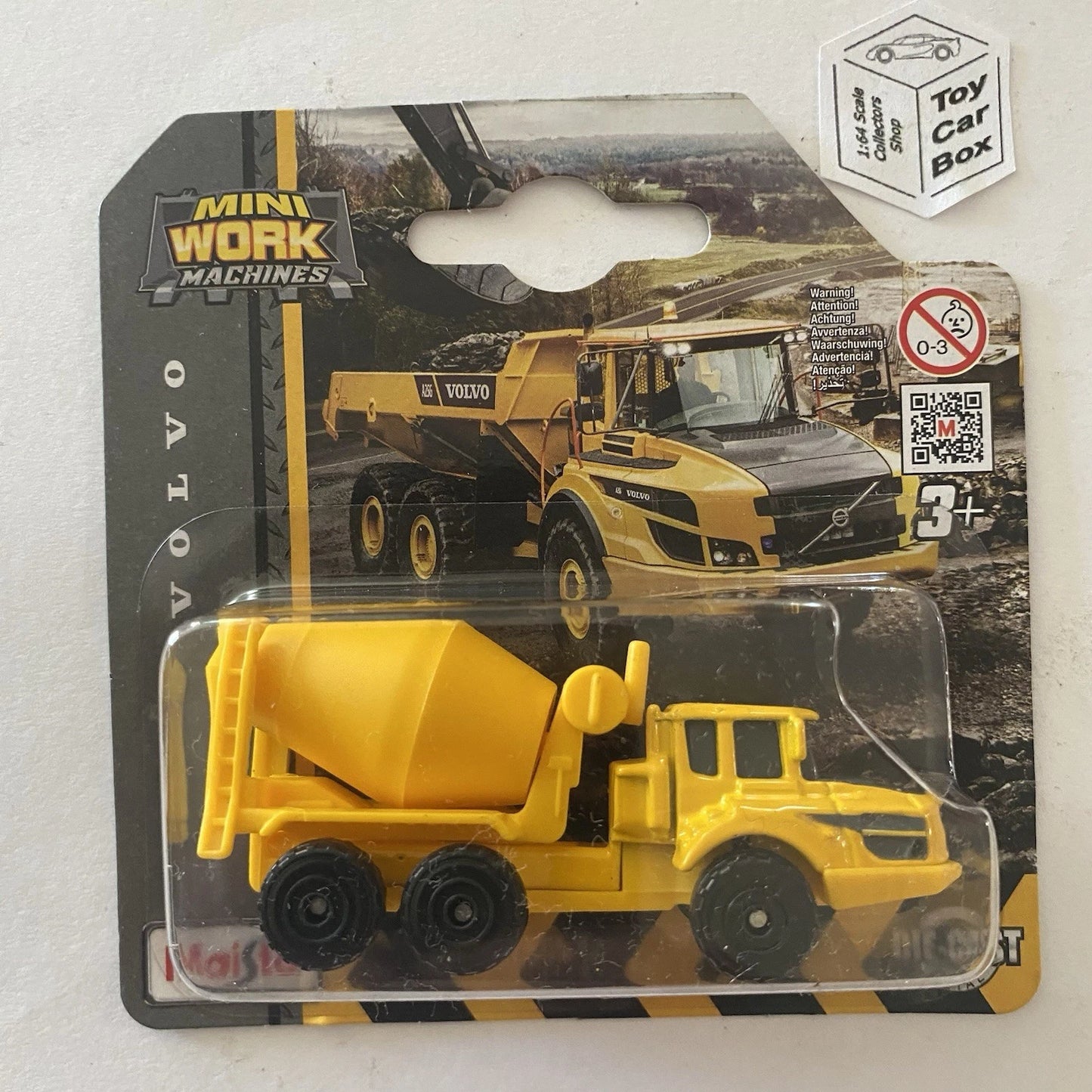 MAISTO Mini Work Machines - Volvo A26G Articulated Mixer (Construction) A54