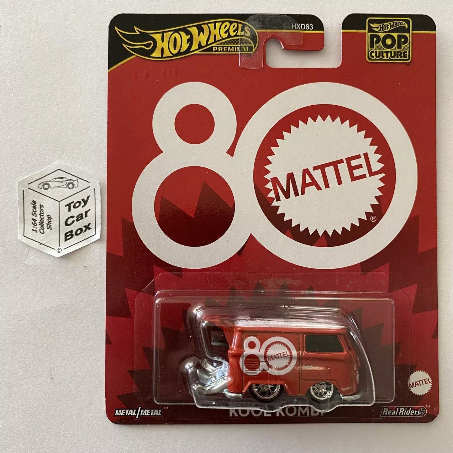 2024 HOT WHEELS Pop Culture - VW Kool Kombi (Red - Mattel 80) I00