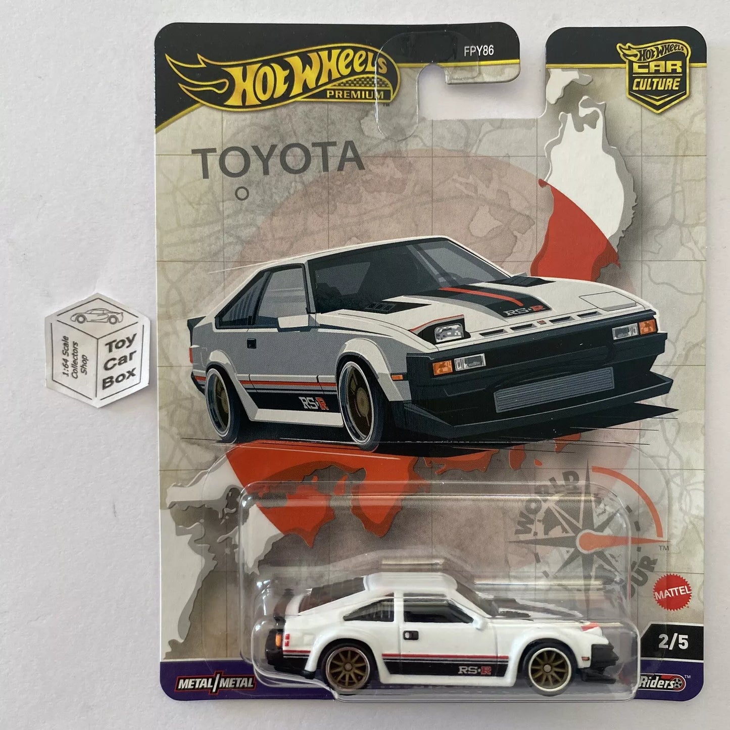 2024 HOT WHEELS Car Culture - ‘82 Toyota Supra (White #2 World Tour) G71g