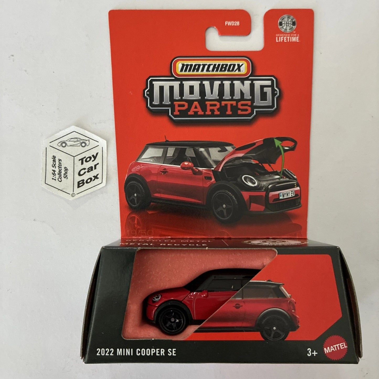 2026 MATCHBOX Moving Parts - 2022 Mini Cooper SE (#19 Opening Hood) D80
