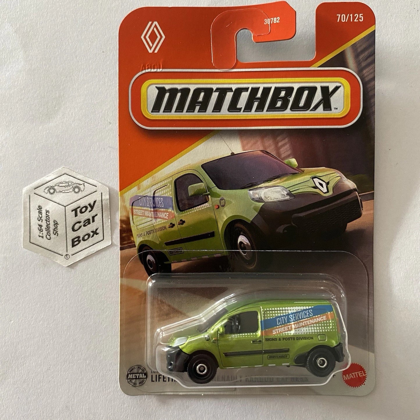 2025 MATCHBOX #70 - Renault Kangoo Express (Green - Long Card) B64