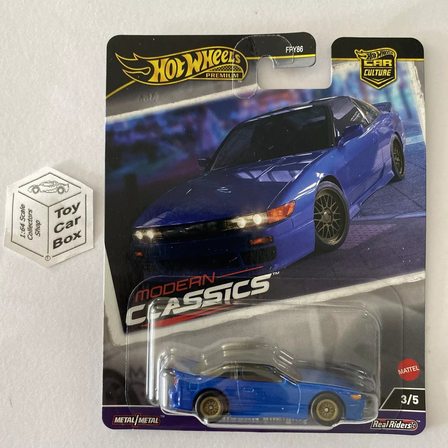 2024 HOT WHEELS Car Culture - Nissan SilEighty (Blue #3 Modern Classics) G71g