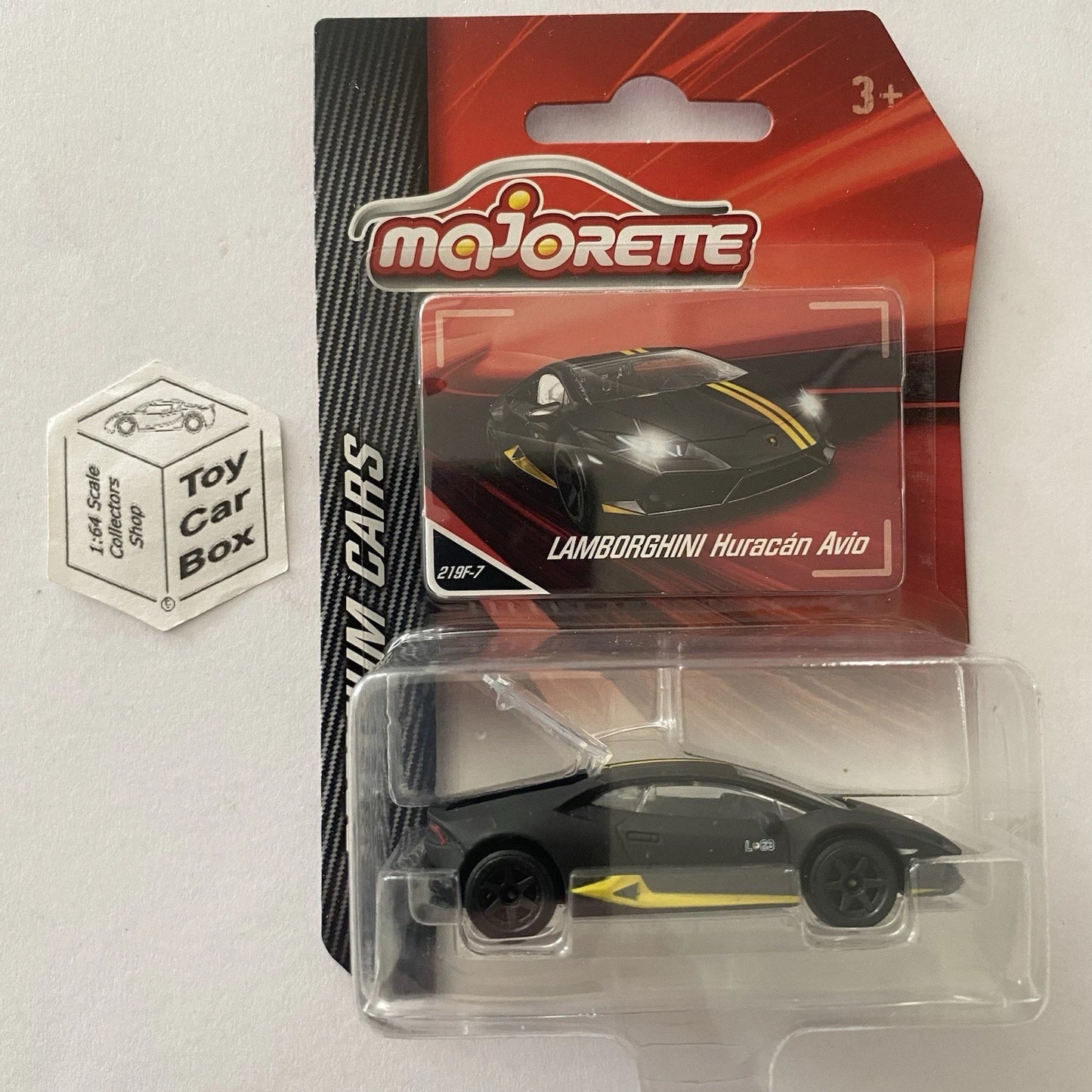 MAJORETTE Lamborghini Huracan Avio (Black - Premium - Opening Rear) 1/64* - D72