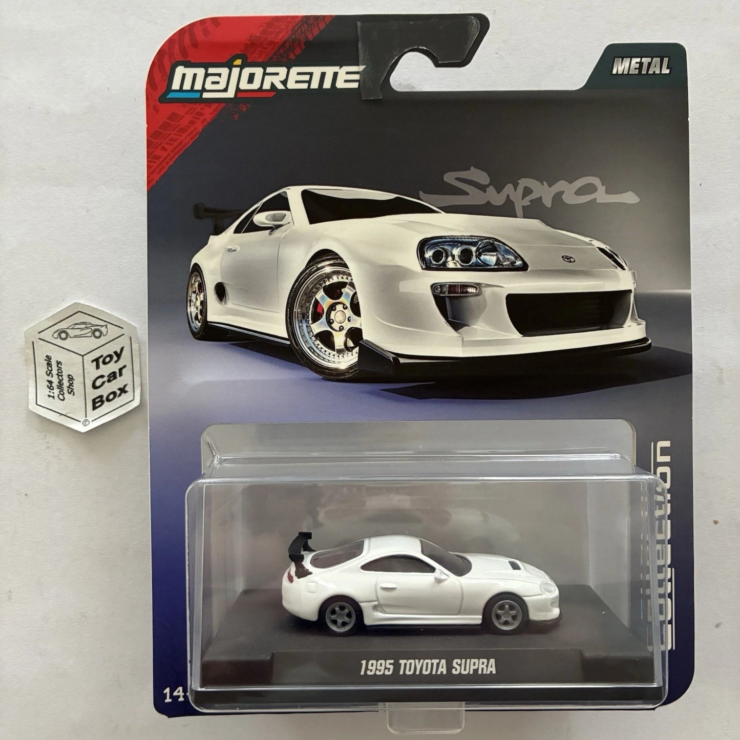 MAJORETTE - 1995 Toyota Supra (Collection - True 1:64 - White) J38