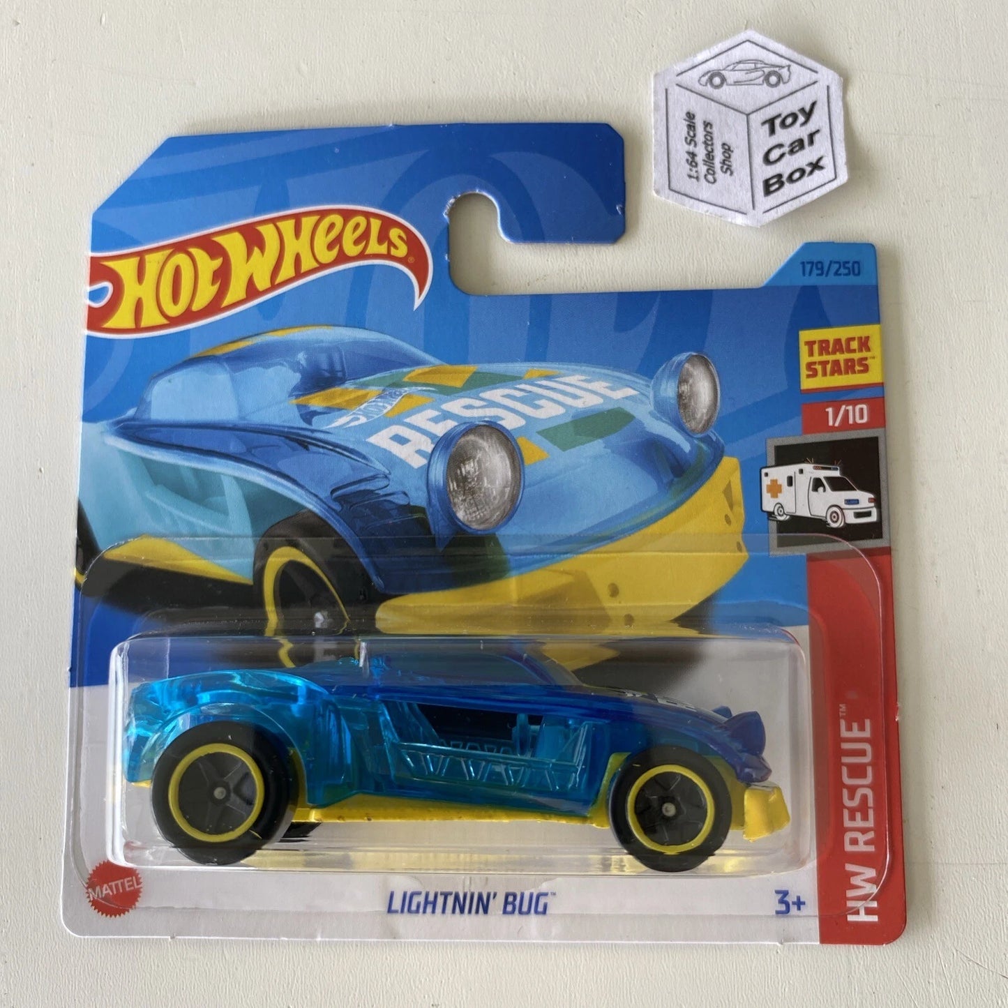 2023 HOT WHEELS #179 - Lightnin Bug (#1 HW Rescue - Short Card) A12