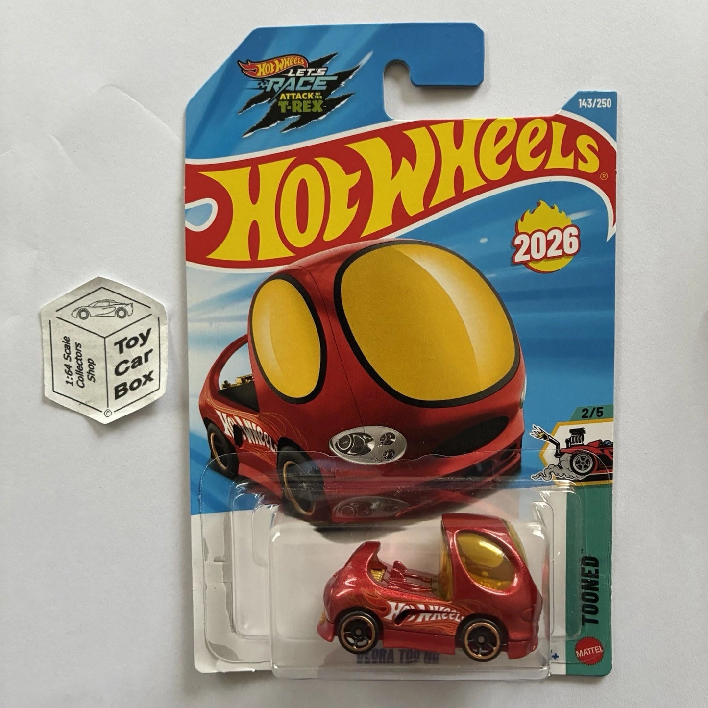 2026 HOT WHEELS #143 - Deora Too’nd (Red #2 Tooned Series - Long Card) A44