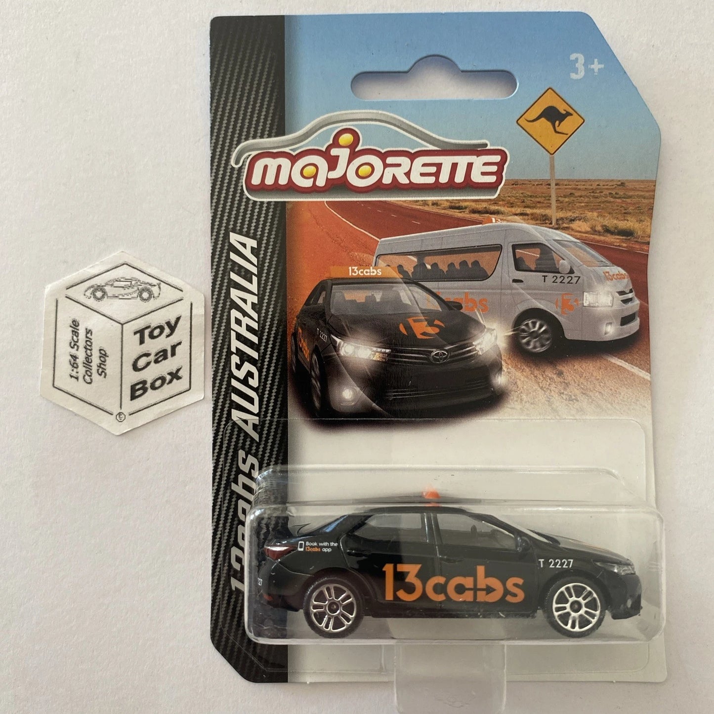 MAJORETTE - Toyota Corolla (Australian Edition - Black 13 Cabs - 1/64*) D17