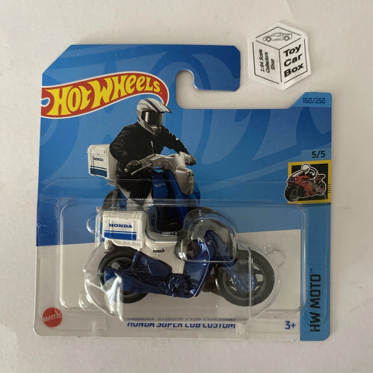 2023 HOT WHEELS #160 - Honda Super Cub Custom (#5 HW Moto - Short Card) A12