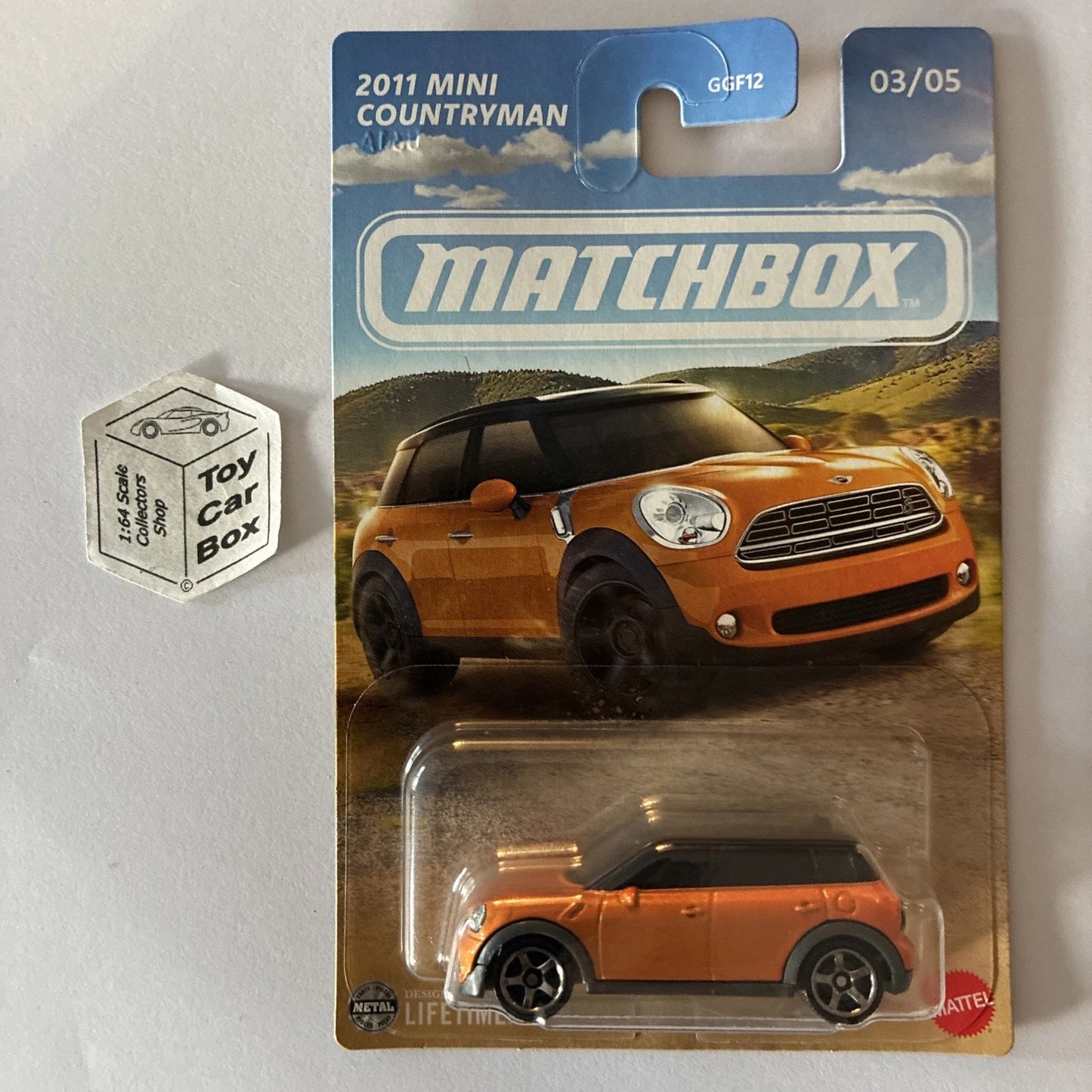 2025 MATCHBOX European Series 2 #3 - 2011 Mini Countryman (Orange) E00