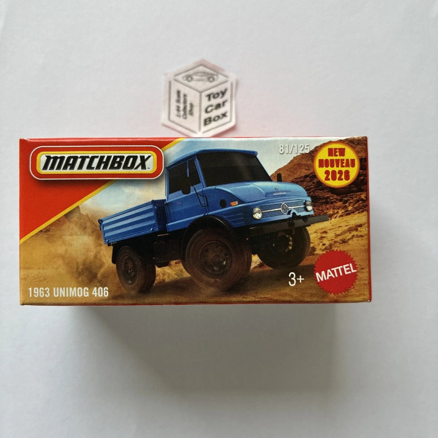 2026 MATCHBOX #81 - 1963 Unimog 406 (Blue - Power Grab - Unopened) C50