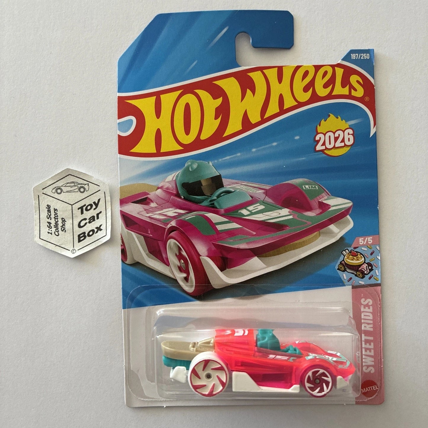 2026 HOT WHEELS #197 - Mad Drip (Pink #5 Sweet Rides - Long Card) B64