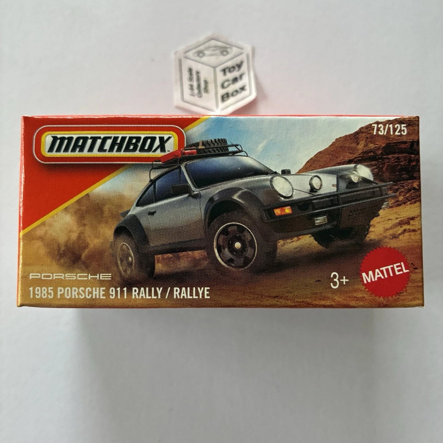 2026 MATCHBOX #73 - 1985 Porsche 911 Rally (Silver - Power Grab - Unopened) B80