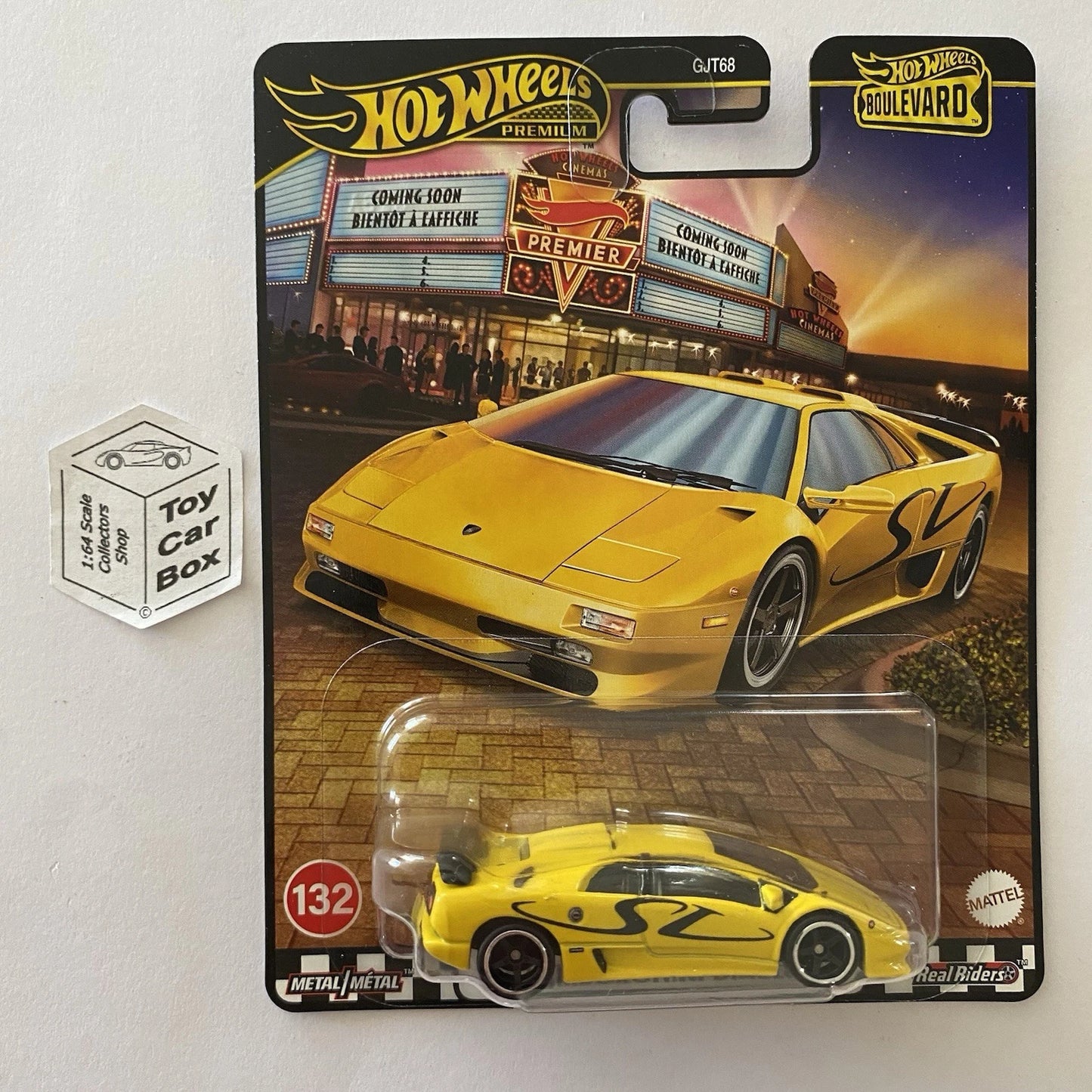 2025 HOT WHEELS Boulevard #132 - ‘95 Lamborghini Diablo SV (Yellow) G20