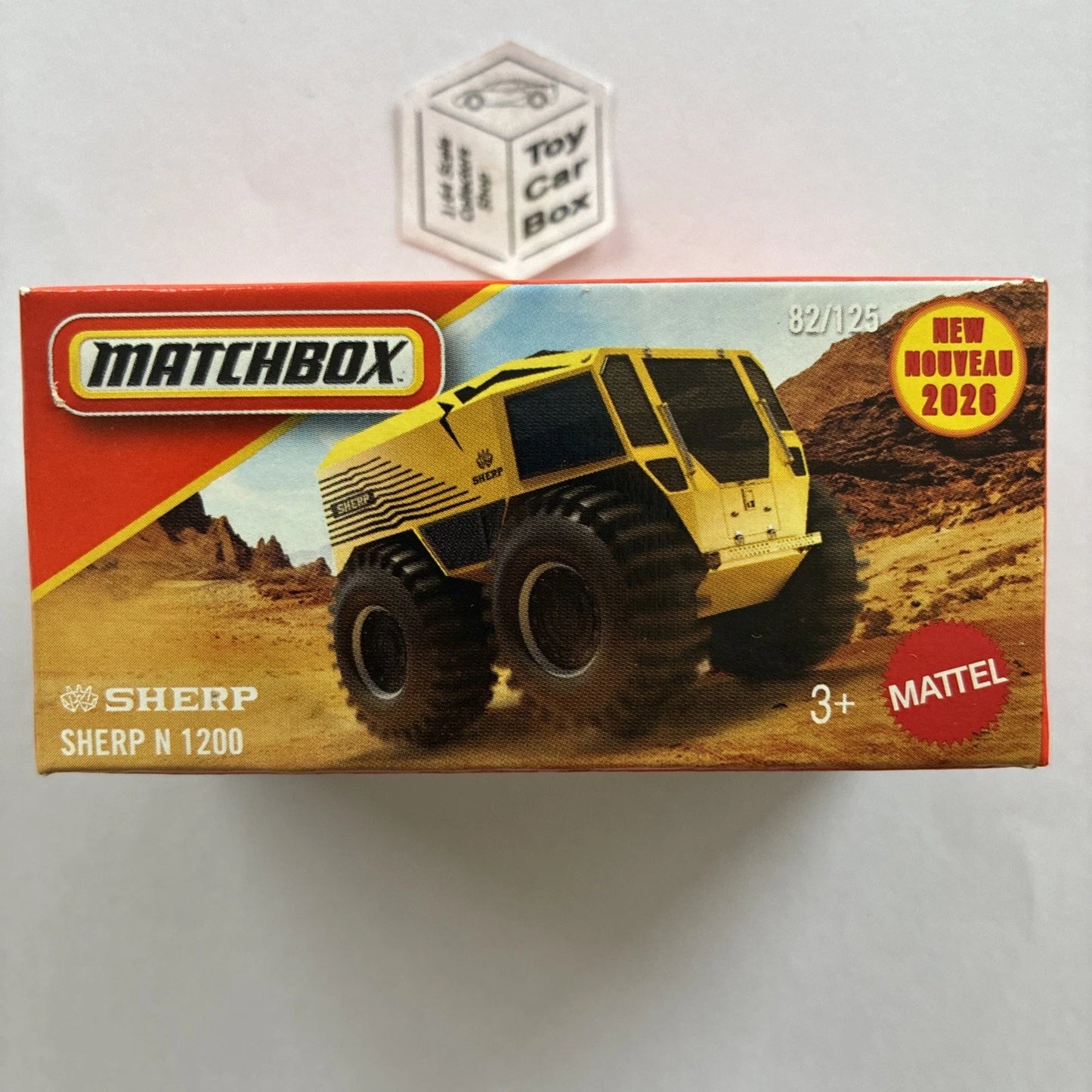 2026 MATCHBOX #Sherp N 1200 (Yellow - Power Grab - Unopened) B42g