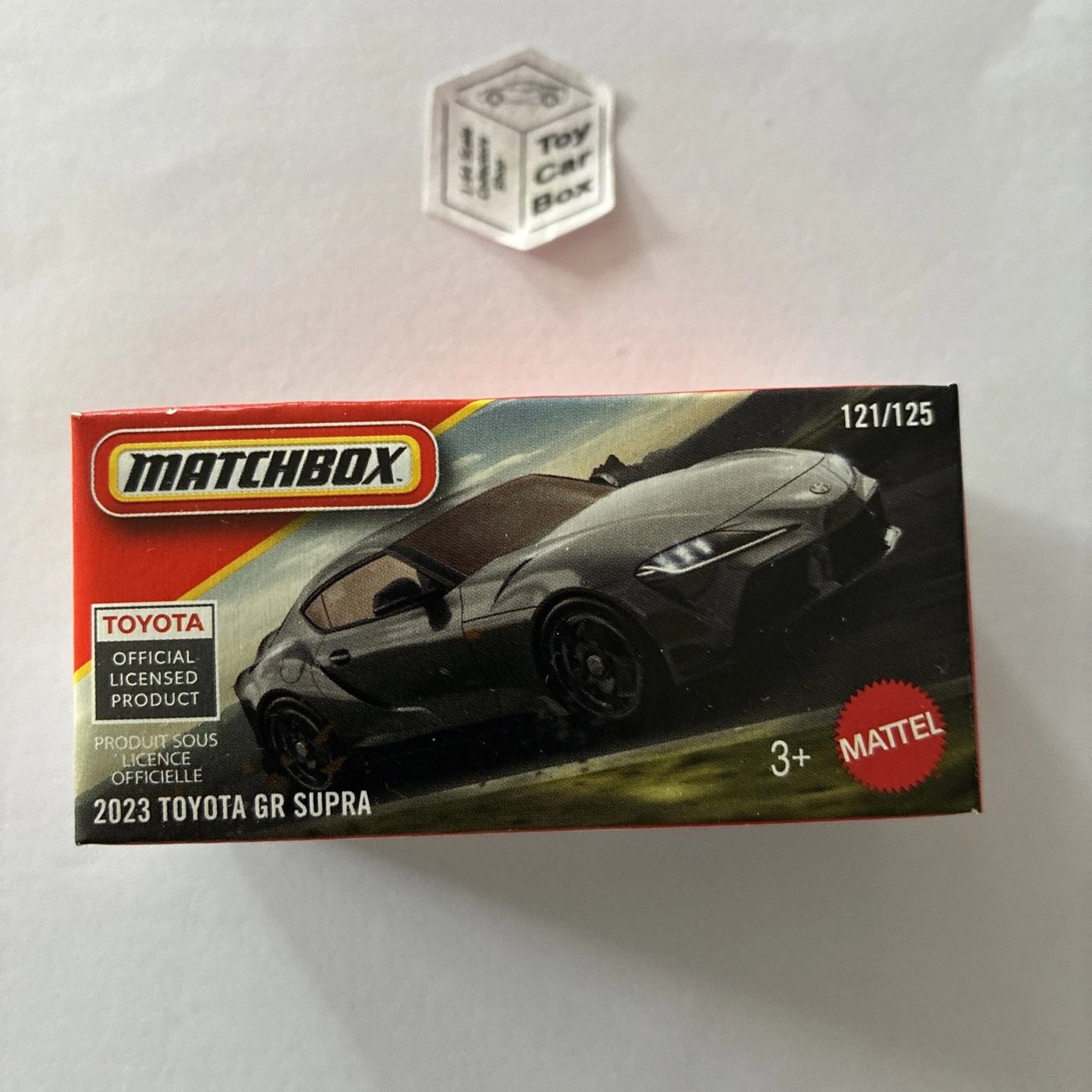 2026 MATCHBOX #121 - 2023 Toyota GR Supra (Grey - Power Grab - Unopened) C50