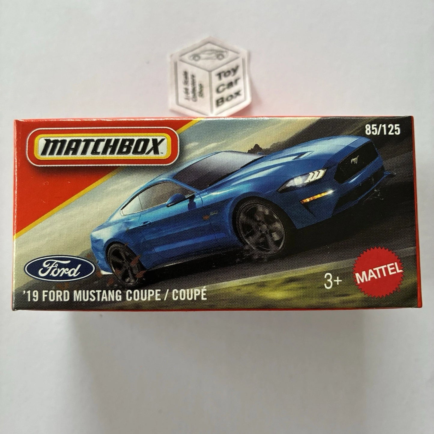2026 MATCHBOX #85 - ‘19 Ford Mustang Coupe (Blue - Power Grab - Unopened) B80
