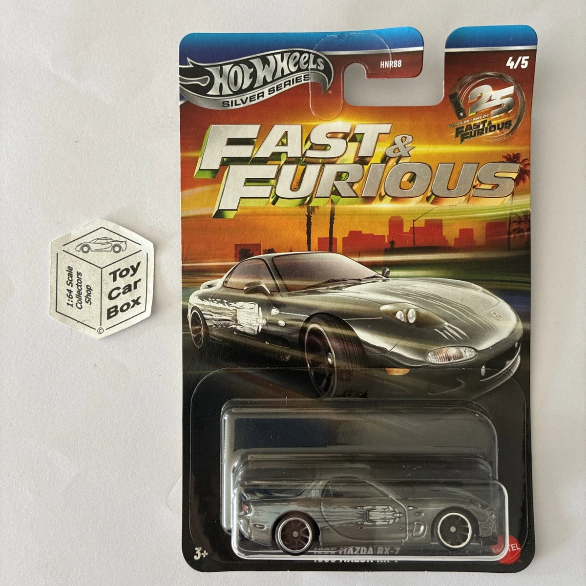 2026 HOT WHEELS Fast & Furious - 1995 Mazda RX-7 (Grey) B88