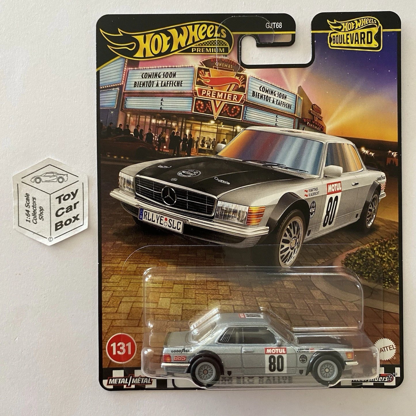 2025 HOT WHEELS Boulevard #131 - ‘80 Mercedes-Benz 500 SLC Rallye (Silver) G20