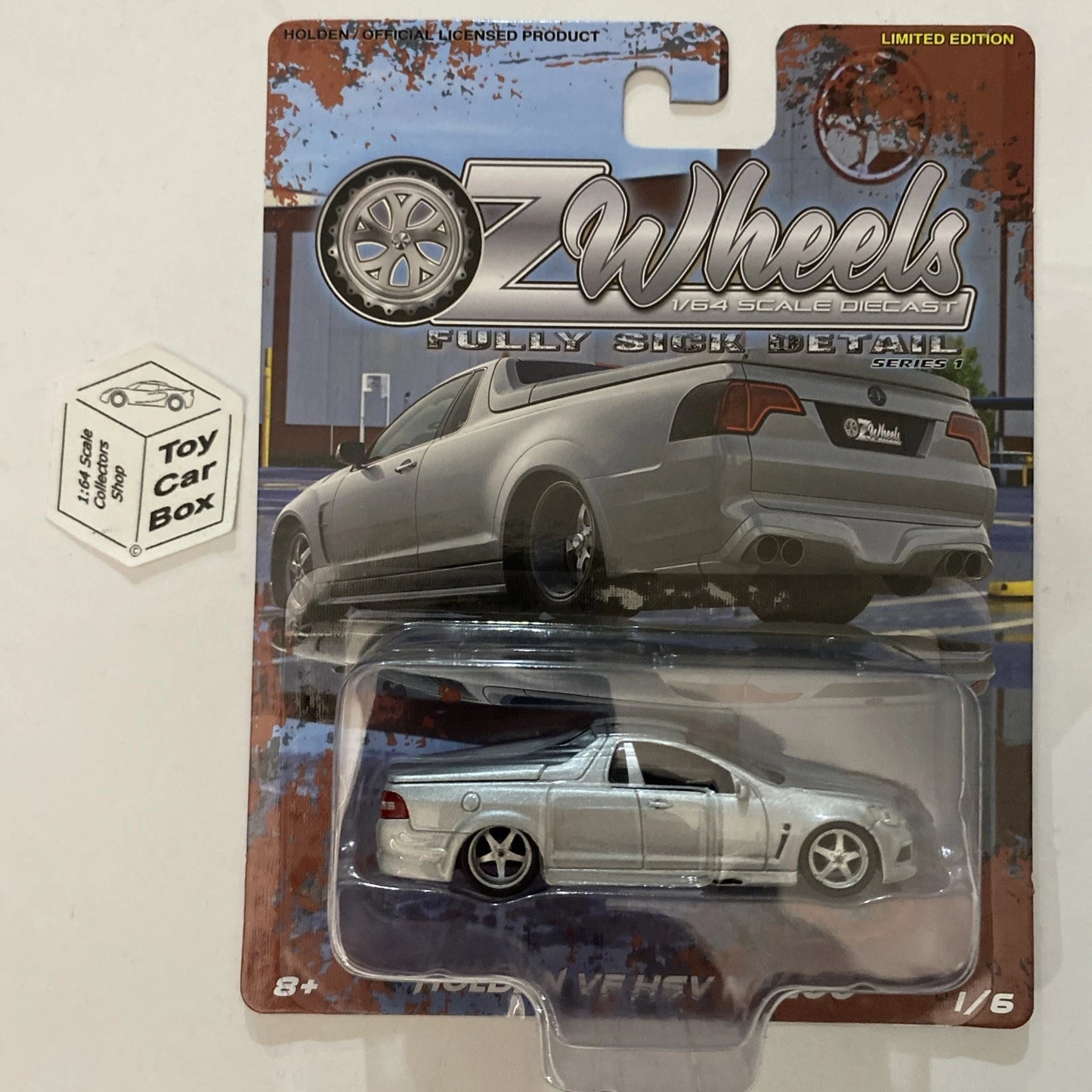 Oz Wheels - Holden VF HSV Maloo (Silver - 1:64 Fully Sick Detail - Series 1) M90