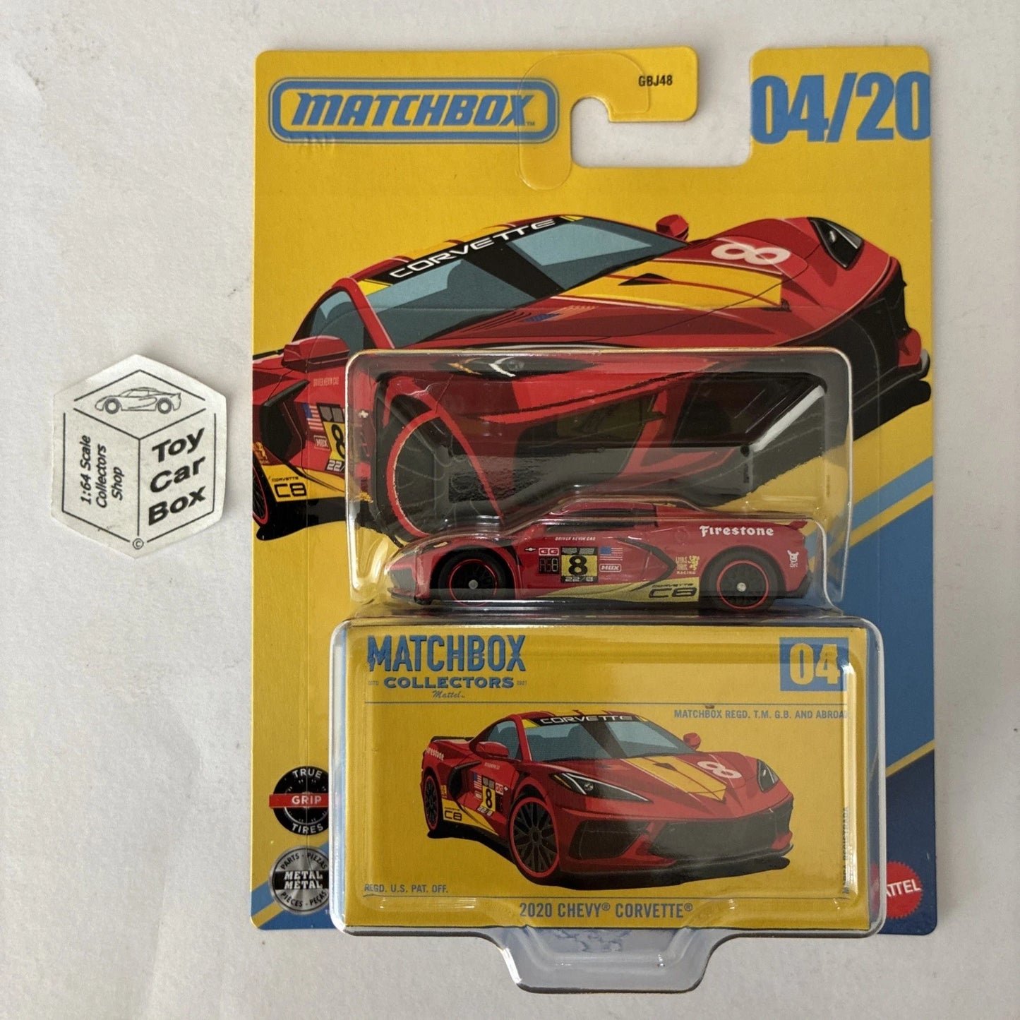 2026 MATCHBOX Collectors #4 - 2020 Chevy Corvette (Premium - Red) G90