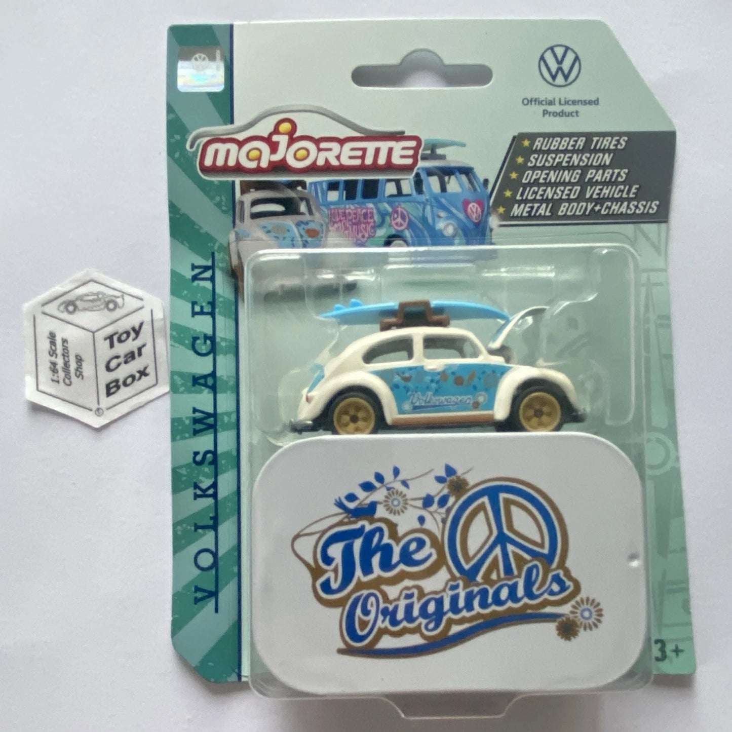 MAJORETTE Volkswagen Classic Beetle (VW Deluxe 1/64* - Collectors Tin) H13