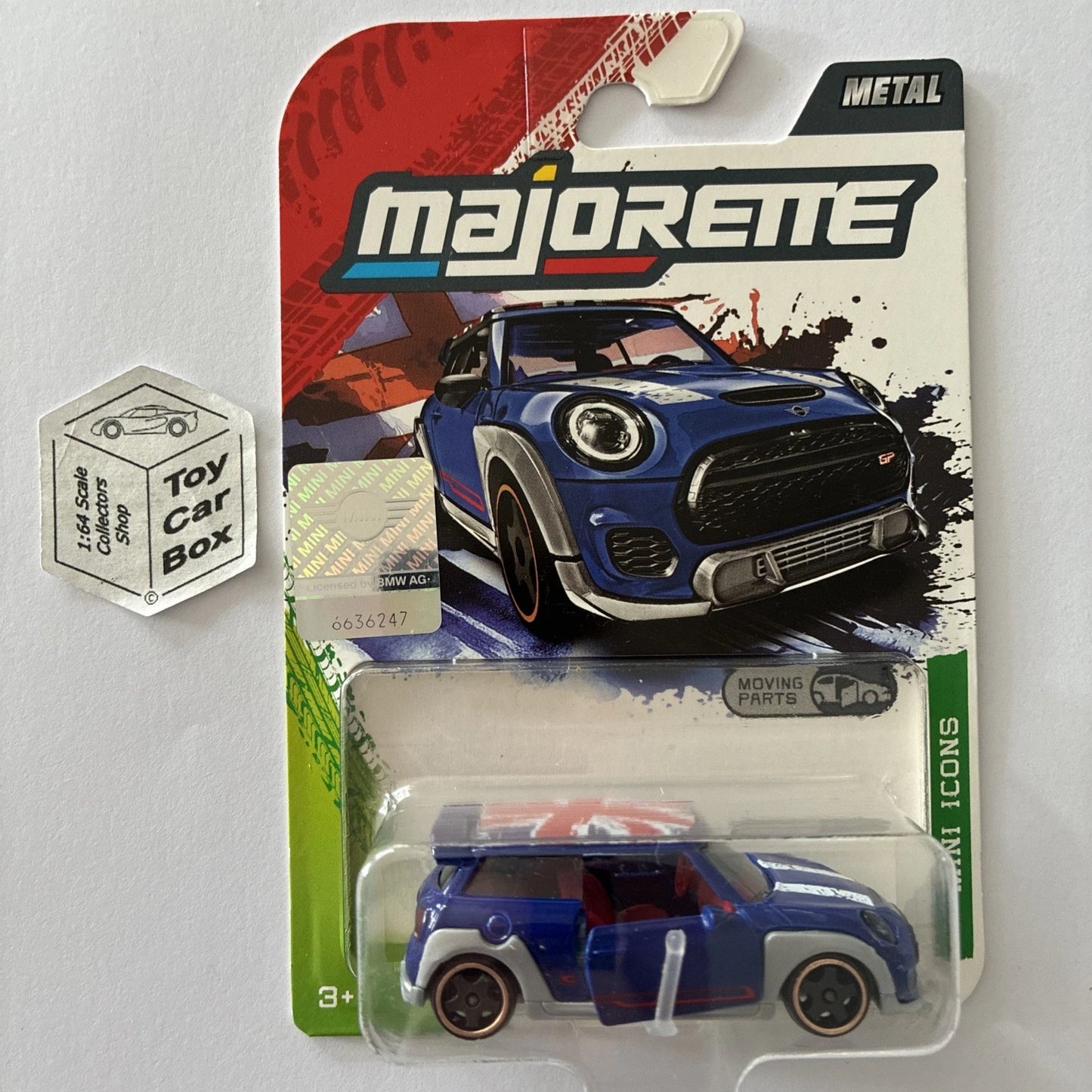 MAJORETTE Mini John Cooper Works GT ‘20 (Blue- Premium Icons -Opening Doors) E53