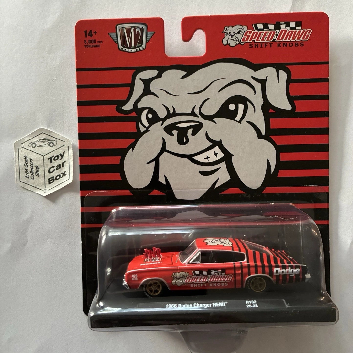 M2 MACHINES - 1966 Dodge Charger Hemi (Speed Dawg - Auto-Drivers R132) L92g