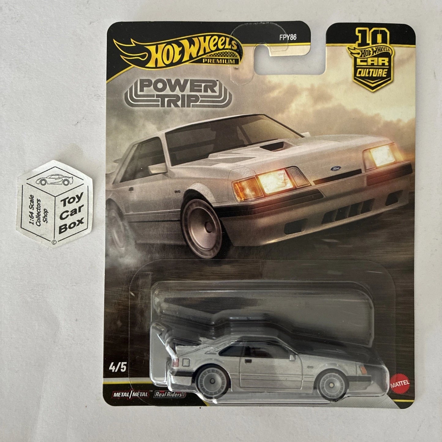2026 HOT WHEELS Car Culture - ‘84 Mustang SVO (#4 Silver - Power Trip) G20