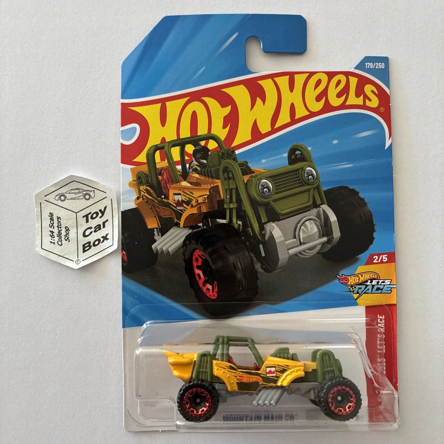 2026 HOT WHEELS #179 - Mountain Mauler (#2 HW Lets Race - Long Card) B64