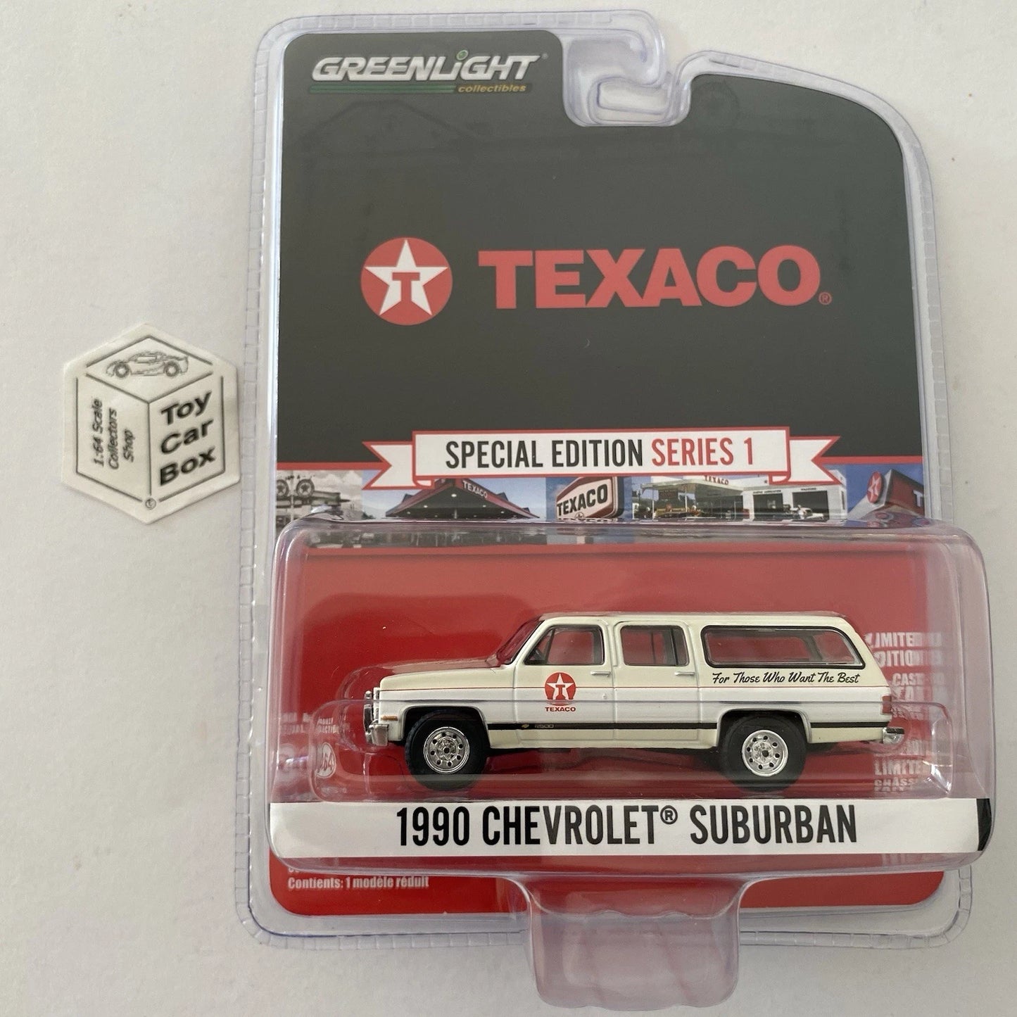 GREENLIGHT - 1990 Chevy Suburban (Texaco Special Edition - Series 1) I80g