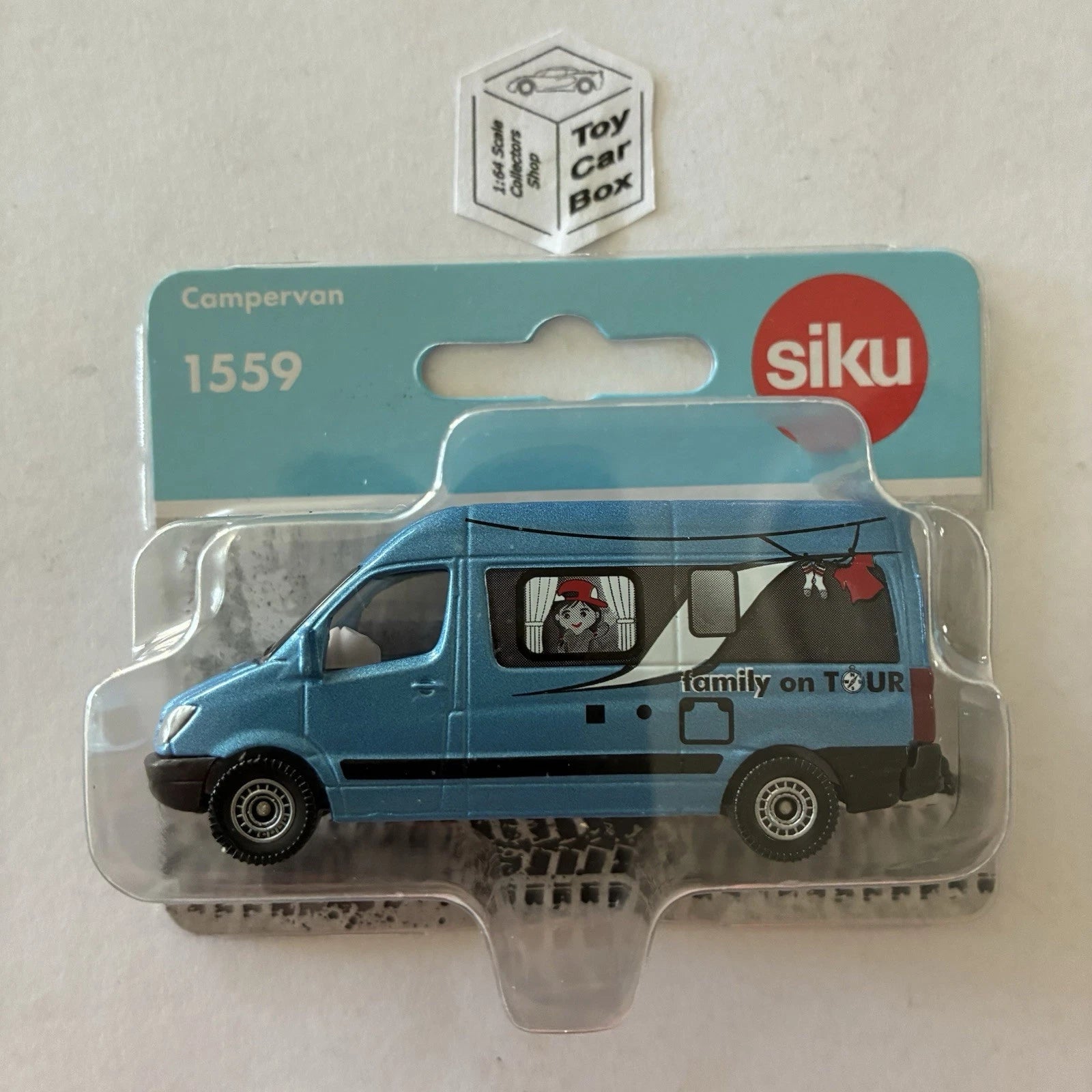 SIKU #1559 - Mercedes-Benz Sprinter (Blue - Campervan - 3” Model SIKU #1559 - Mercedes-Benz Sprinter (Blue - Campervan - 3” Model
