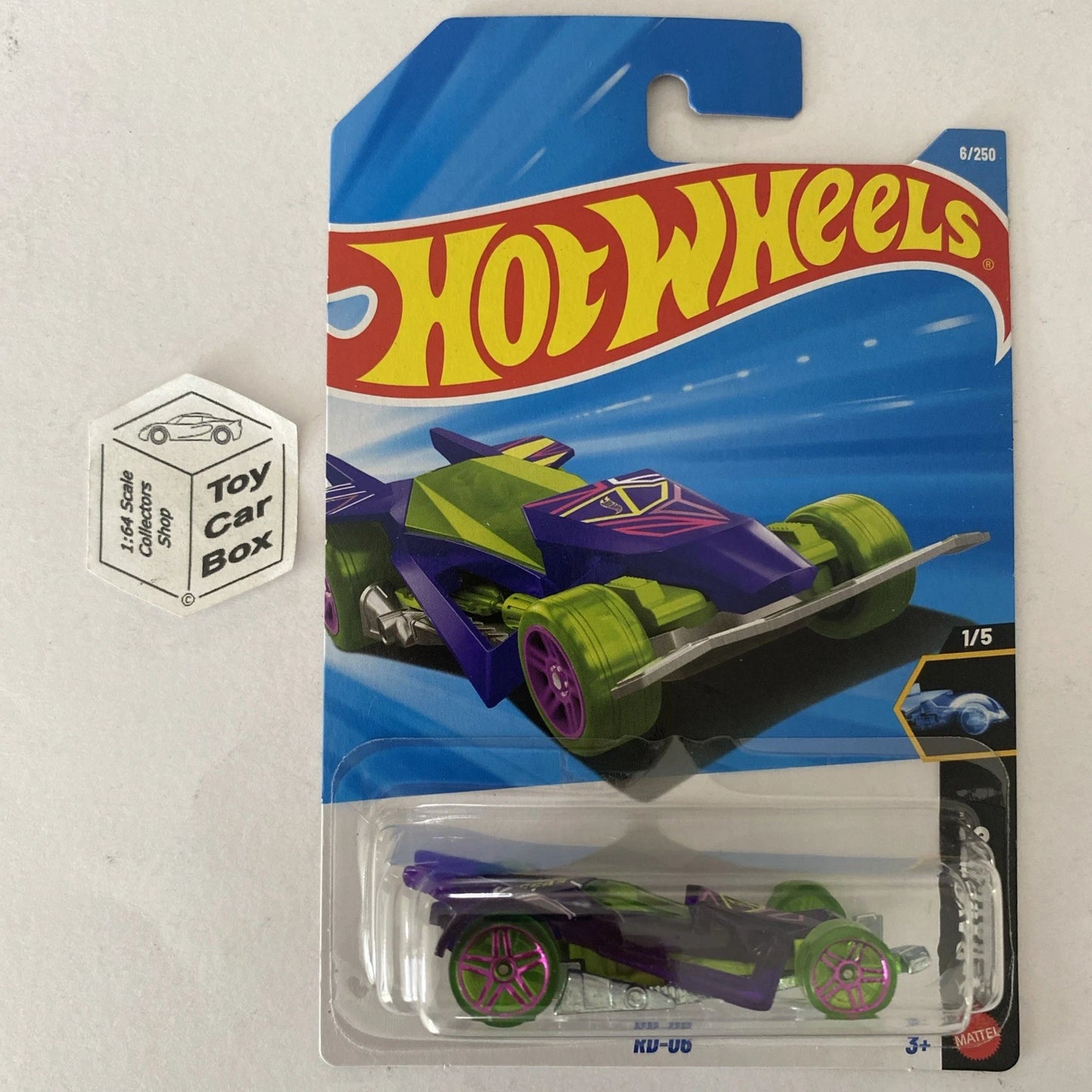 2026 HOT WHEELS #6 - RD-06 (Purple #1 X-Racers - Long Card) B64